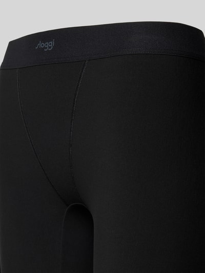 Sloggi Panty mit Label-Print im 2er-Pack Modell 'Ease' Black 2