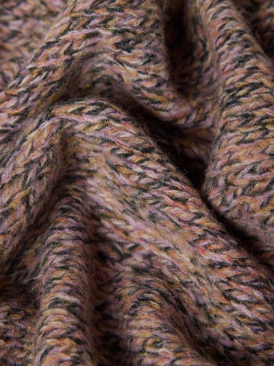 Christian Berg Woman Grobstrick-Schal aus Wolle Altrosa 2