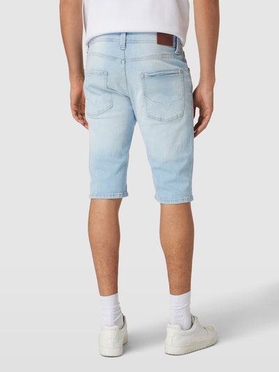 Pepe Jeans Szorty jeansowe z 5 kieszeniami model ‘CASH’ Jeansowy niebieski 5