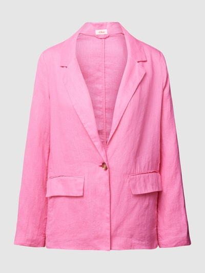 s.Oliver RED LABEL Blazer mit Knopfverschluss Pink 2