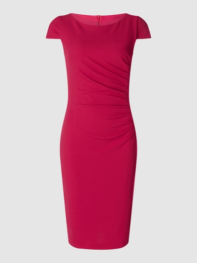 Paradi Cocktailkleid mit Drapierung  Fuchsia 1