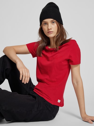 G-Star Raw T-shirt met labelprint Rood - 3