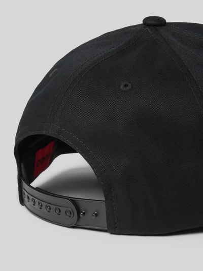 HUGO Basecap mit Label-Print Modell 'Marsel' Black 3