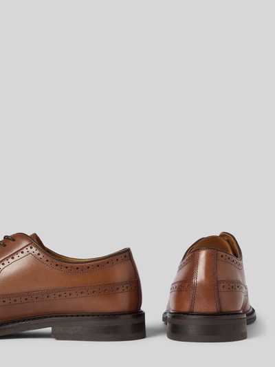 Gant Oxford-schoenen met ajourpatroon, model 'Bidford' Cognac - 2