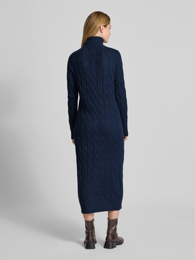 Tommy Hilfiger Fließendes Strickkleid aus Woll-Mix Marine 5