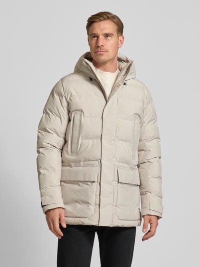 SAVE THE DUCK Steppjacke mit Kapuze Modell 'QUINLAN' Sand 4