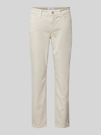 Cambio Slim fit jeans in 5-pocketmodel, model 'PIPER' Lichtgeel - 2