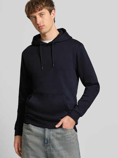 Only & Sons Bluza z kapturem o kroju regular fit z mieszanki bawełny model ‘CERES’ Ciemnoniebieski 3