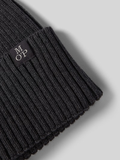 Marc O'Polo Mütze und Schal im Set aus reiner Baumwolle Anthrazit 3