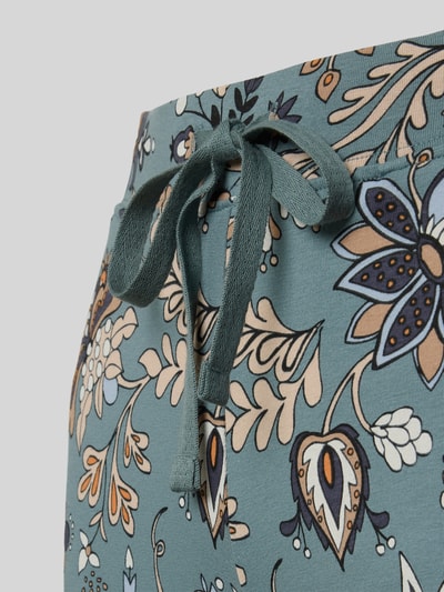 Schiesser Regular fit pyjamabroek met tunnelkoord Mintgroen - 2