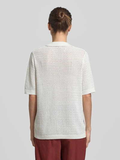 Soyaconcept Strickpullover mit Polokragen und 1/2-Arm Modell 'DENEFA' Offwhite 5