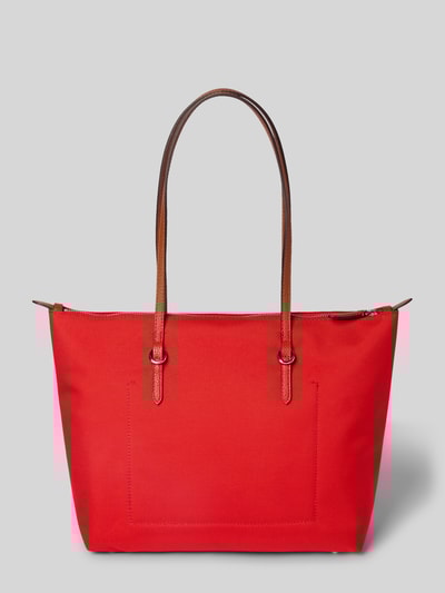 Lauren Ralph Lauren Torba tote z aplikacją z logo model ‘KEATON’ Czerwony 4