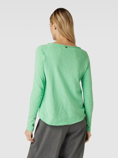 Rich & Royal Longsleeve mit U-Boot-Ausschnitt Gruen 5