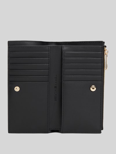 Tommy Hilfiger Portemonnee met drukknoop Zwart - 3