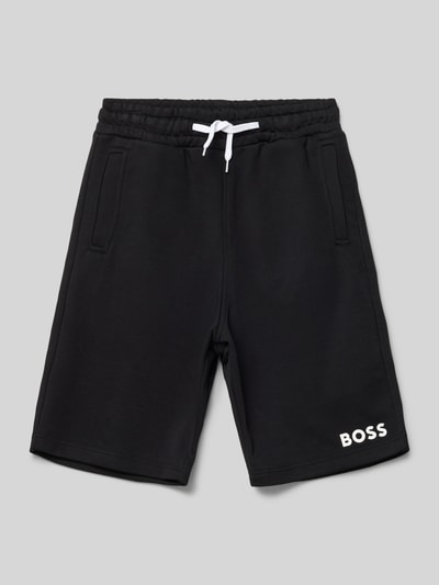 Boss Sweatshorts met steekzakken Zwart - 1