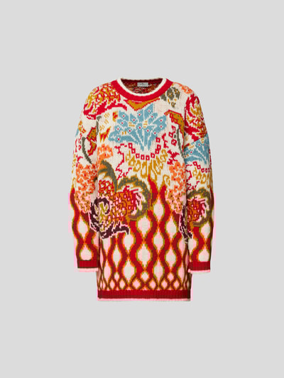 Etro Oversized Pullover mit Allover-Muster Beige 2