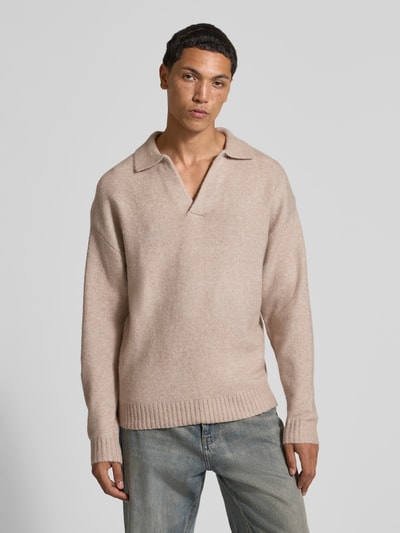 Jack & Jones Gebreide pullover met V-hals, model 'SOHO' Offwhite - 4