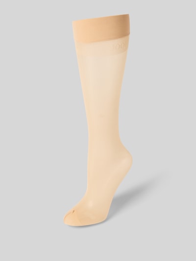 JOOP! Collection Socken mit Label-Stitching Ecru 1
