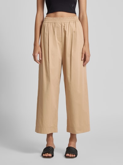 Weekend Max Mara Stoffen broek met achterzakken, model 'PLACIDO' Zand - 4