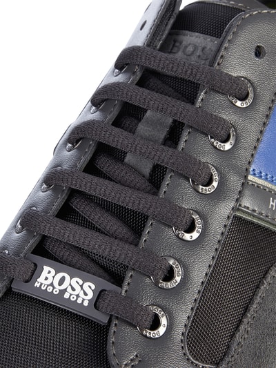 BOSS Sneaker 'Spacit' aus Veloursleder und Textil Anthrazit 2