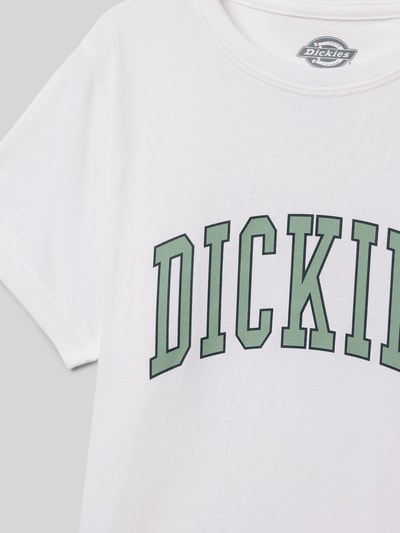 Dickies T-shirt z nadrukiem z logo model ‘AITKIN’ Biały 2