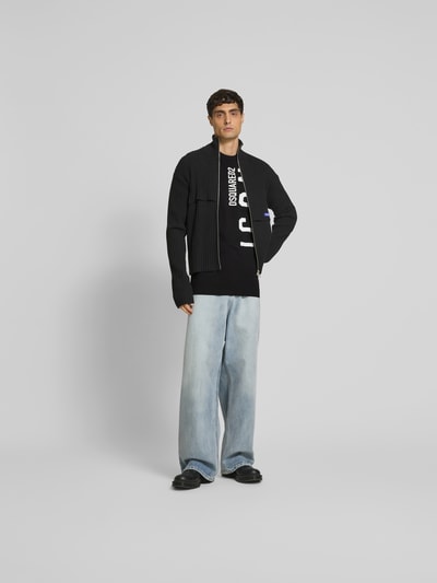 Dsquared2 Slim Fit T-Shirt aus reiner Baumwolle Black 1