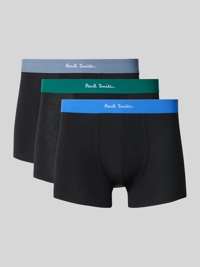 Paul Smith Trunks mit elastischem Logo-Bund im 3er-Pack Black 1