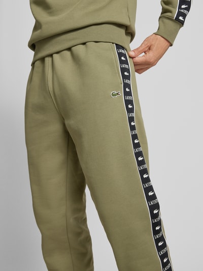 Lacoste Sweatpants mit Label-Details Oliv 3