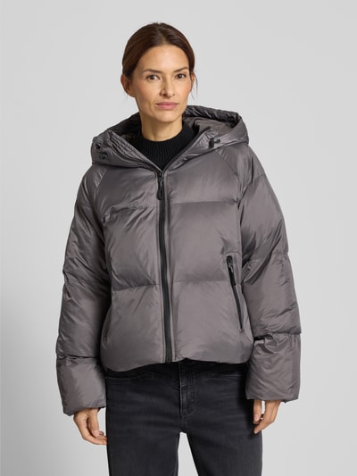 WITHBLACK Gewatteerd jack met capuchon Middengrijs - 4