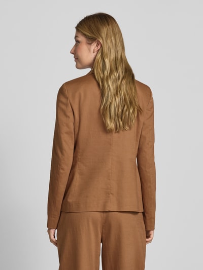Jake*s Collection Blazer met reverskraag Middenbruin - 5