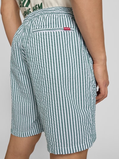 Levi's® Relaxed Fit Shorts aus reiner Baumwolle  Oliv 3