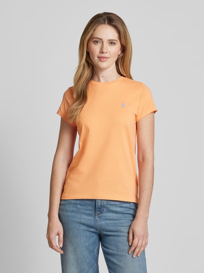 Polo Ralph Lauren T-Shirt mit Logo-Stitching Orange 4