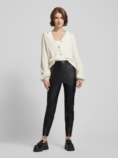 Patrizia Pepe Leggings in Leder-Optik Black 1