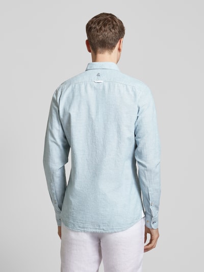 Colours & Sons Slim Fit Freizeithemd mit Kentkragen Mint 4