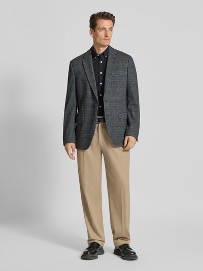 Lindbergh Freizeithemd mit Button-Down-Kragen Black 1