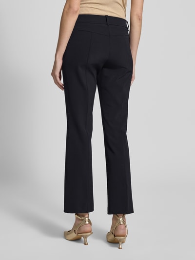 Cambio Flared Stoffhose in verkürzter Passform Modell 'FARAH' Black 5