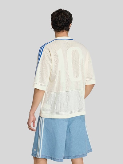 adidas Originals Loose Fit Freizeithemd aus reiner Baumwolle Offwhite 5