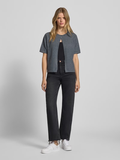 Pieces Regular Fit Cardigan mit 1-Knopf-Verschluss Modell 'BREE' DUNKEL GELB 1