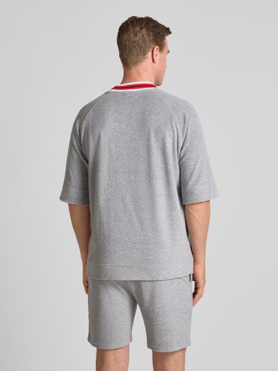 HUGO T-Shirt mit Label-Print Modell 'JAXON' Hellgrau 5