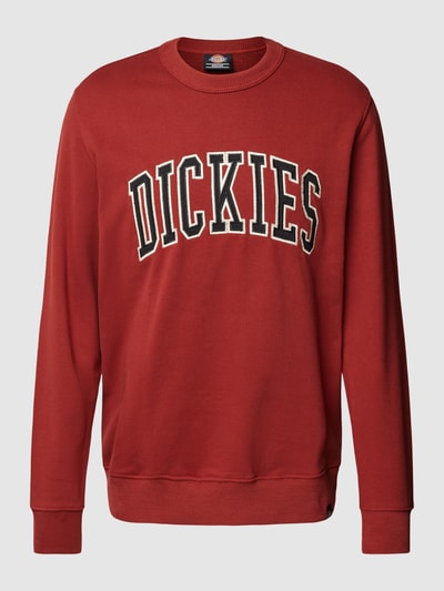 Dickies Sweatshirt met labelstitching, model 'AITKIN' Bordeaux - 2