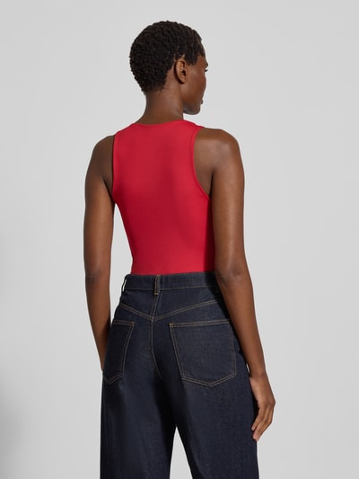 HUGO Body met rubberen labelprint, model 'DASIEL' Rood - 5