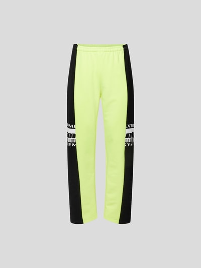 VTMNTS Sweatpants in Two-Tone-Machart Gelb 2