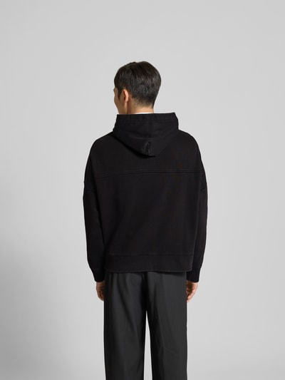 WON HUNDRED Oversized Hoodie mit Logo-Stitching Anthrazit 5