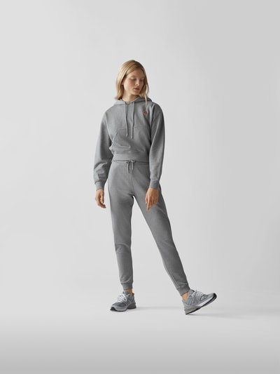 Kenzo Hoodie mit Logo-Stitching Schlamm 1