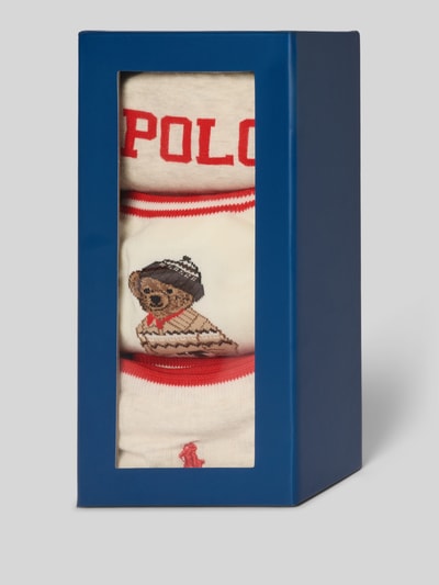 Polo Ralph Lauren Skarpety w zestawie 3 pary Beżowy 3