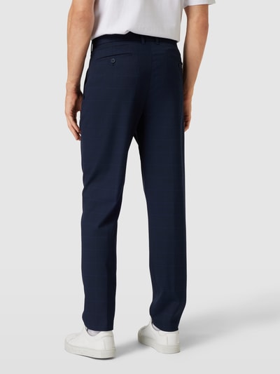 s.Oliver BLACK LABEL Pantalon met all-over motief, model 'Pure' Marineblauw - 5