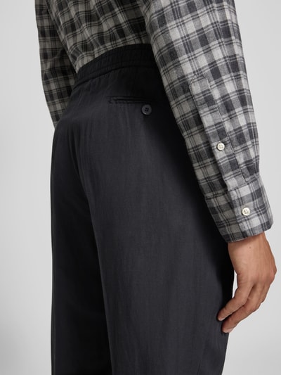 Officine Générale Regular Fit Chino aus Lyocell-Mix Black 3