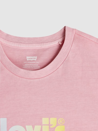 Levi's® T-Shirt mit Logo Rosa 2