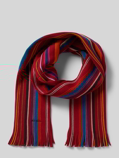 PAUL SMITH Schal aus Lanawolle Modell 'IVAN' Rot 1