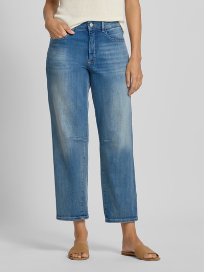 OPUS PANTS Mom Fit Jeans im Used-Look Modell 'Melly relax' Blau 4